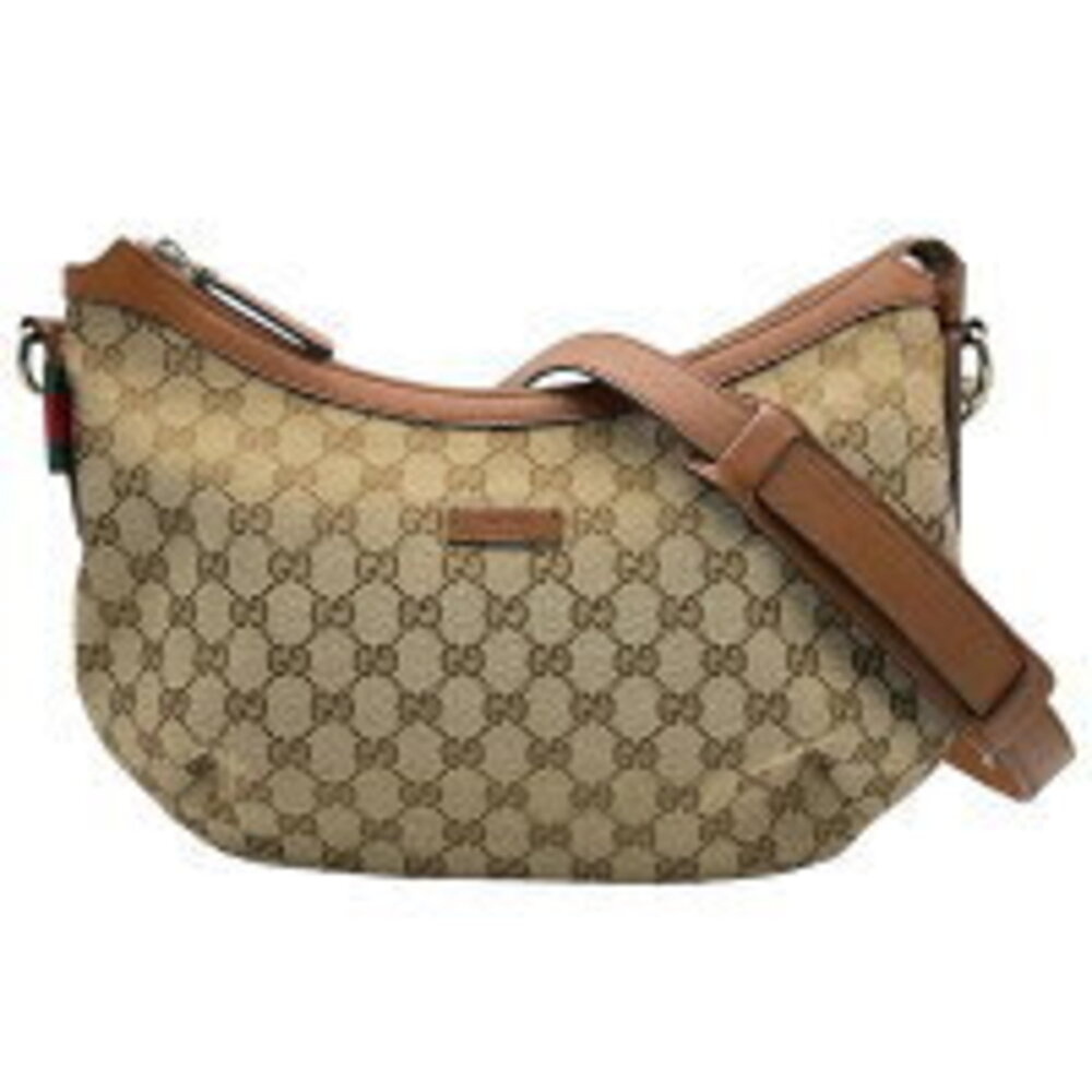 GUCCI GG Canvas Shoulder Bag Sherry Line